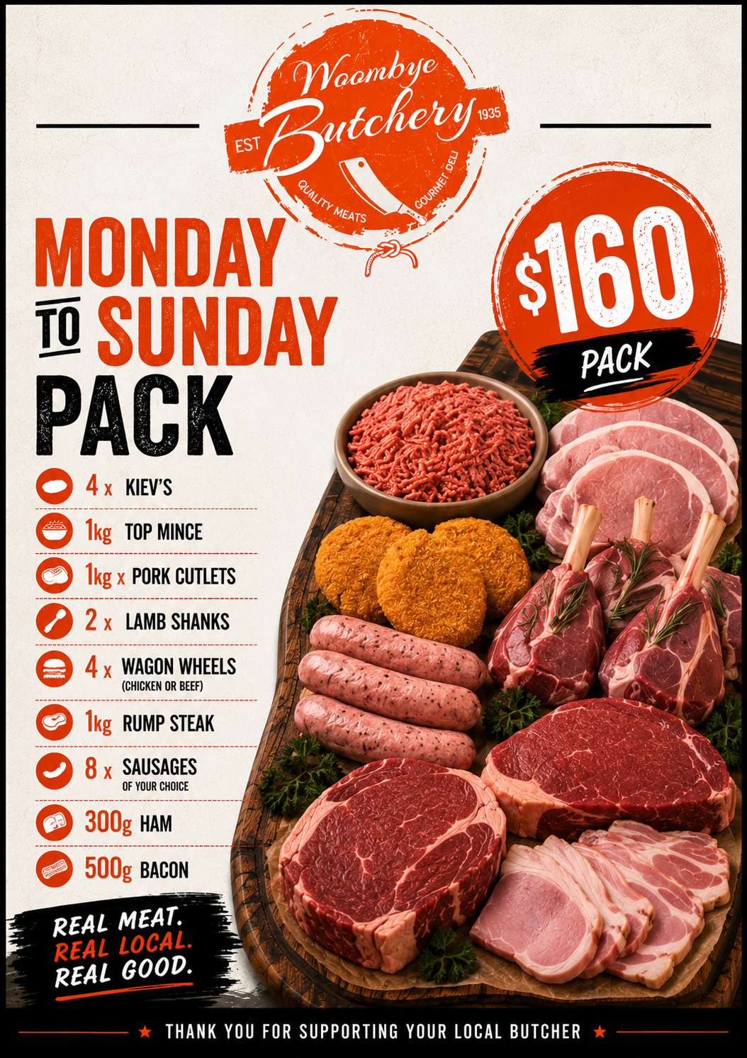 Monday to Sunday Pack
